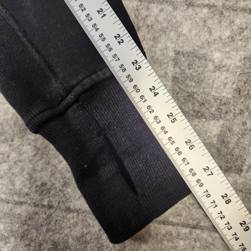Lululemon full zip scuba hoodie black pockets Size Medium - Picture 8 of 9